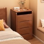 Elegant Nordic Design Solid Wood Makeup Cabinet