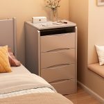 Elegant Nordic Design Solid Wood Makeup Cabinet
