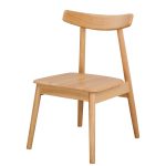 Elegant Nordic Solid Wood Dining Chairs for Wholesale Distribution