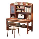 Elegant Solid Wood Scandinavian Computer Desk for Efficient Home Workspaces