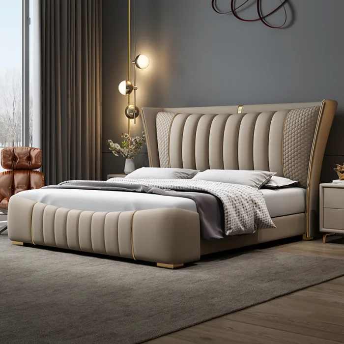 Elegant Upholstered Bed for Luxury and Modern Bedroom Designs