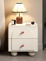 Elegant solid wood nightstands with versatile storage
