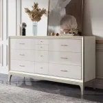 French-inspired Light Luxury Storage Cabinet with Classic Detailing