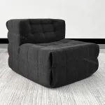 Discover serene beauty with the Nordic-style cushioned sofa.