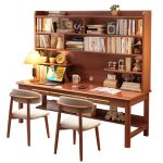 High-Quality Solid Wood Scandinavian Desk for Versatile Workspace Use