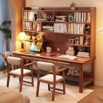 High-Quality Solid Wood Scandinavian Desk for Versatile Workspace Use
