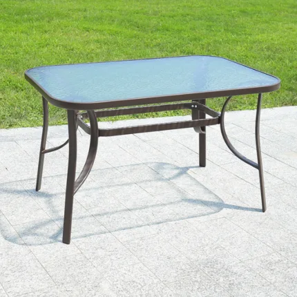 Enjoy meals outdoors with design-forward furniture.