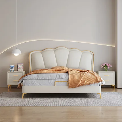Luxury Upholstered Bed for Modern and Minimalist Bedrooms