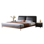 Elevate your sleep experience with a premium solid wood frame bed.