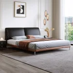 Elevate your sleep experience with a premium solid wood frame bed.