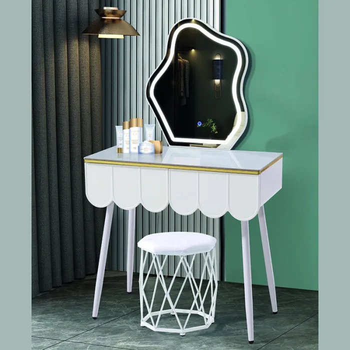 Commercial-grade makeup vanities