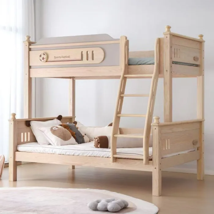 Space-Saving Bunk Bed with Study Desk​​