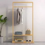 Modern Wooden Coat Rack - Space-Saving Storage Solution for Home & Office
