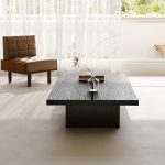 Modern Minimalist Nordic Style Solid Wood Coffee Table