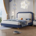 Modern Minimalist Solid Wood Children’s Bed