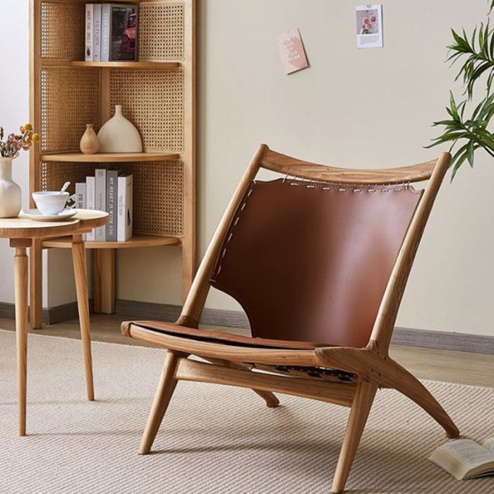 Scandinavian-Inspired Ash Armchair​​