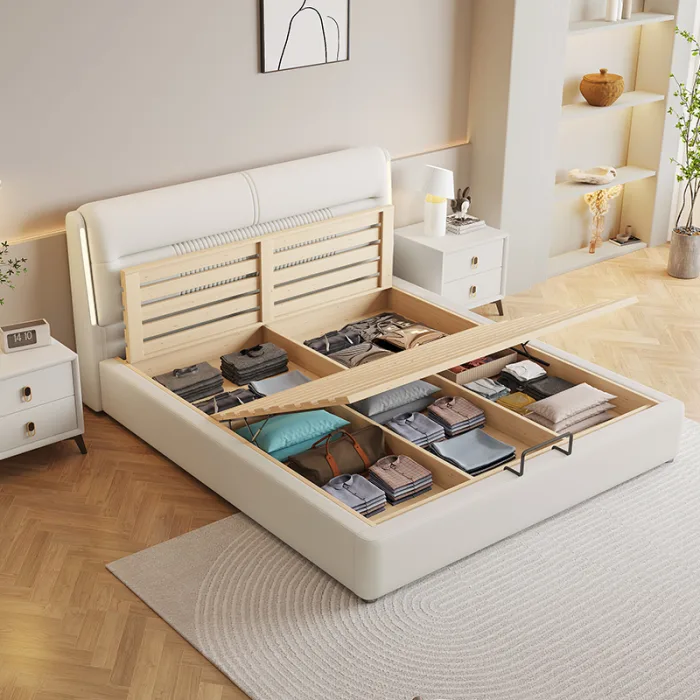 Modern Minimalist Upholstered Bed for Contemporary Bedrooms