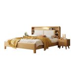 White Ash Wood Twin Bed – Compact and Durable