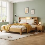 White Ash Wood Twin Bed – Compact and Durable