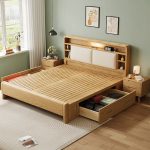 White Ash Wood Twin Bed – Compact and Durable