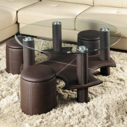 Modern Nordic Glass Top Coffee Table – B2B and Wholesale Opportunities