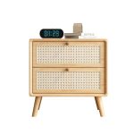 Modern Nordic Solid Wood Nightstand – Wholesale for International Markets