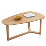 Modern Scandinavian Coffee Table Made of Solid Wood
