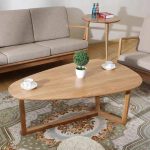 Modern Scandinavian Coffee Table Made of Solid Wood