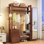 Modern Scandinavian Full-Length Mirror with Solid Wood Frame for Home Decor
