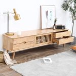 Modern Scandinavian Solid Wood Coffee Table for Cozy Home Interiors