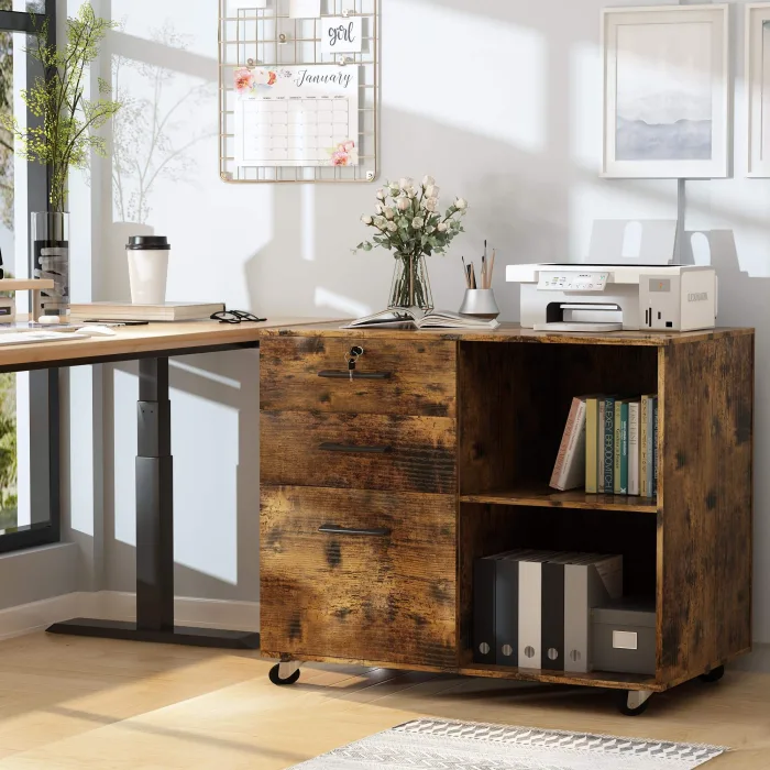 Organize your home with stylish drawer storage cabinets.