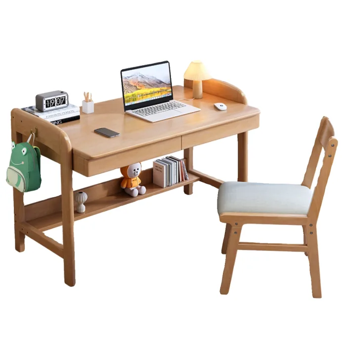 Solid wood gaming desks merge robust performance with aesthetic appeal.