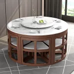 Rustic farmhouse dining nooks.