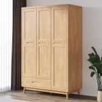 Nordic Charm Solid Wood Bedroom Wardrobe - B2B Wholesale to North America, Australia & Europe
