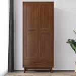 Nordic Charm Solid Wood Bedroom Wardrobe - B2B Wholesale to North America, Australia & Europe