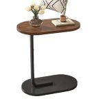 Nordic Minimalist Coffee Table with Wooden Top and Metal Frame – Ideal for Wholesale
