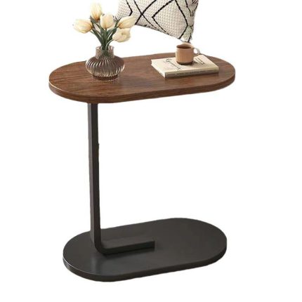 Nordic Minimalist Coffee Table with Wooden Top and Metal Frame – Ideal for Wholesale