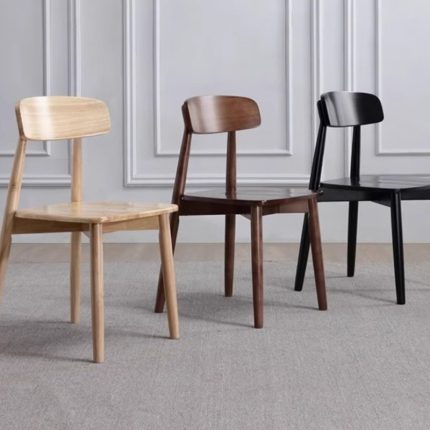 Nordic Style Solid Wood Dining Chair – Wholesale Ready for Global Retailers