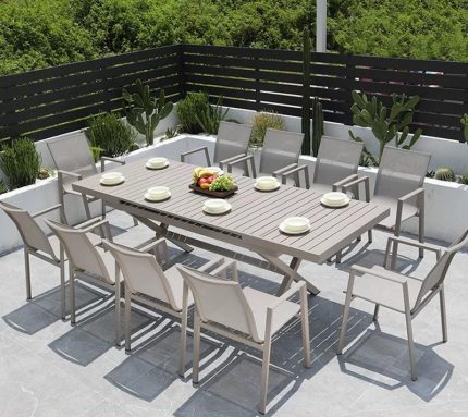  Discover innovative designs in outdoor dining furniture.
