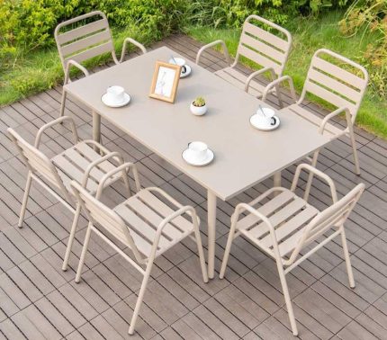 Discover innovative designs in outdoor dining furniture.