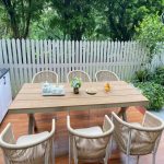Elevate your outdoor dining experience with elegance and functionality.