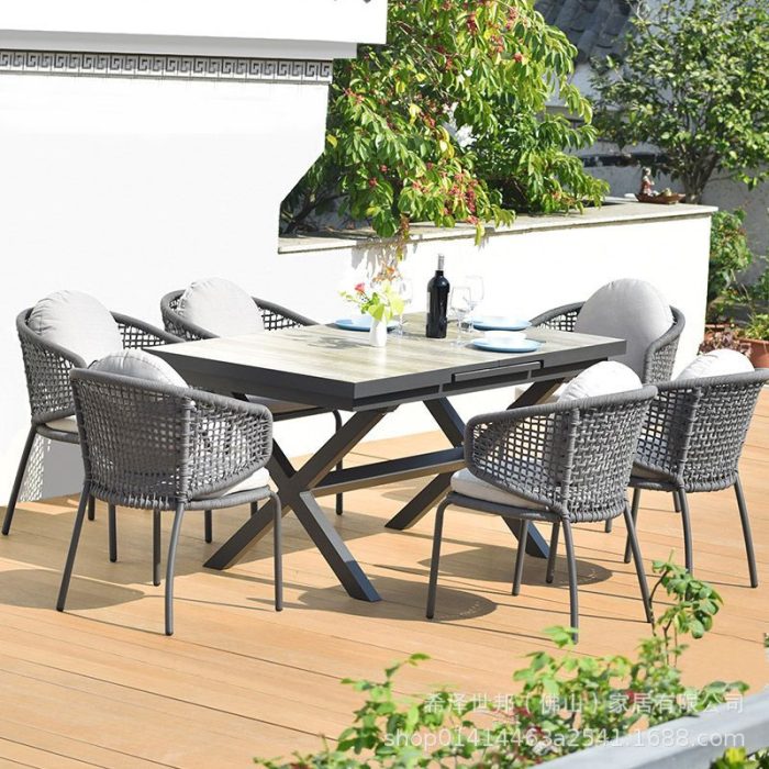 Elevate your outdoor dining experience with elegance and functionality