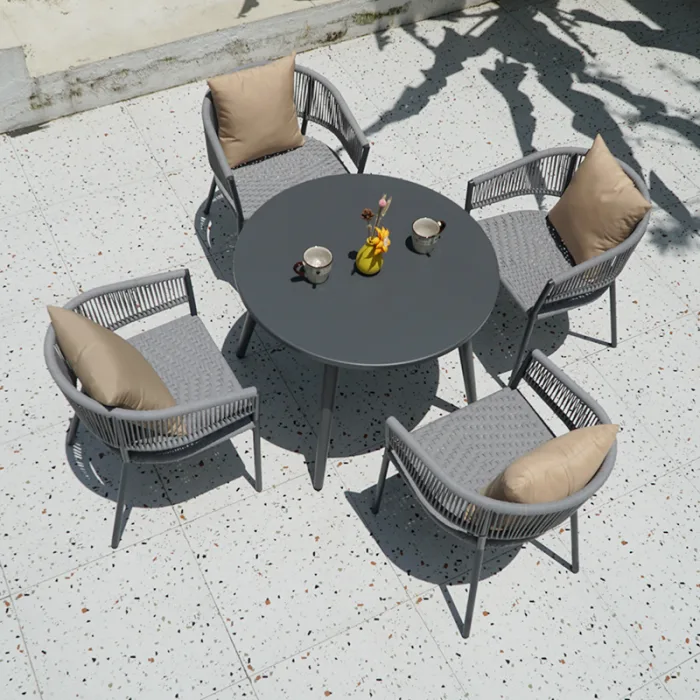 Industrial-style lounge chairs