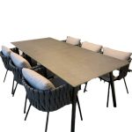 Experience relaxation and style in your outdoor dining area.
