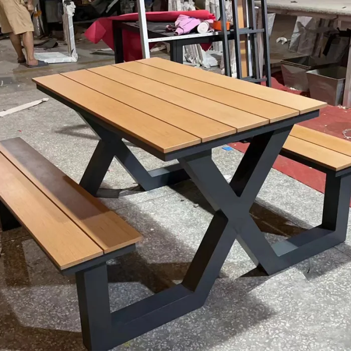 Elevate your exterior space with sophisticated dining options.