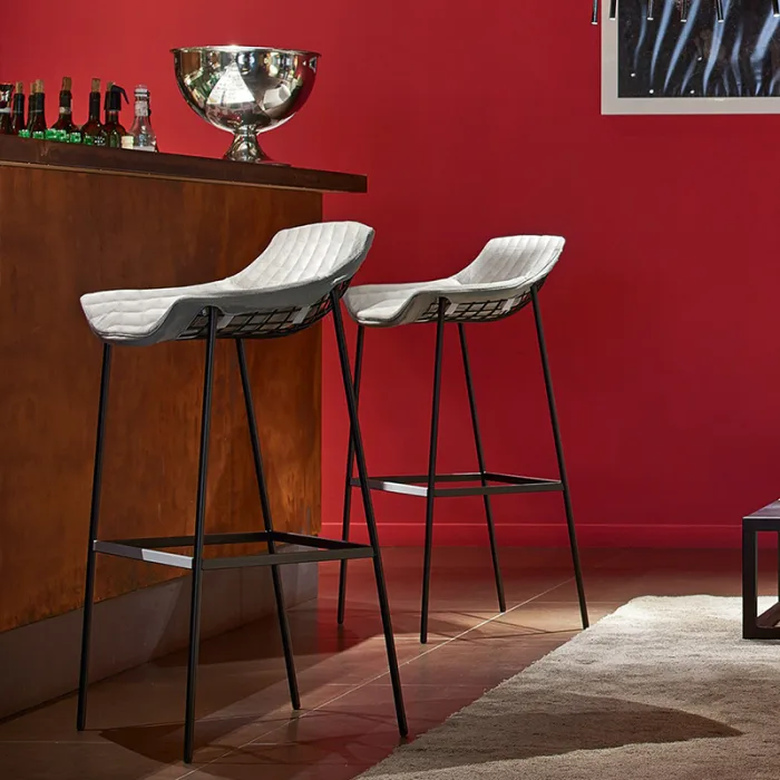 Wrought iron bistro chairs