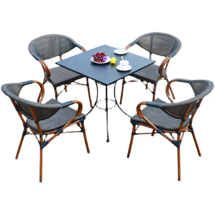 Elevate your exterior space with sophisticated dining options.