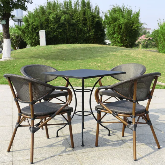 Elevate your exterior space with sophisticated dining options.