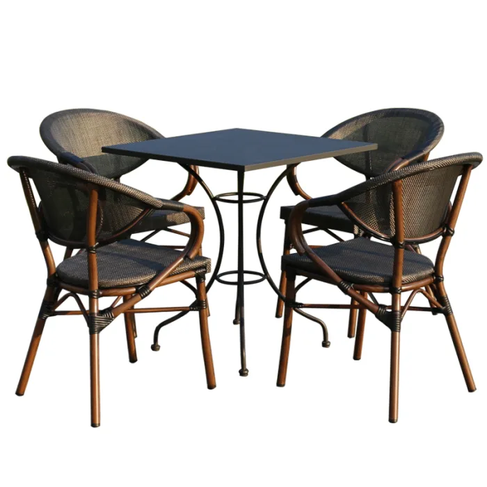 Elevate your exterior space with sophisticated dining options.