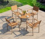 Elevate your outdoor dining experience with elegance and functionality.